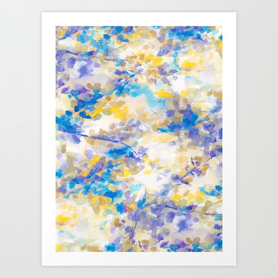 Canopy Blue Art Print