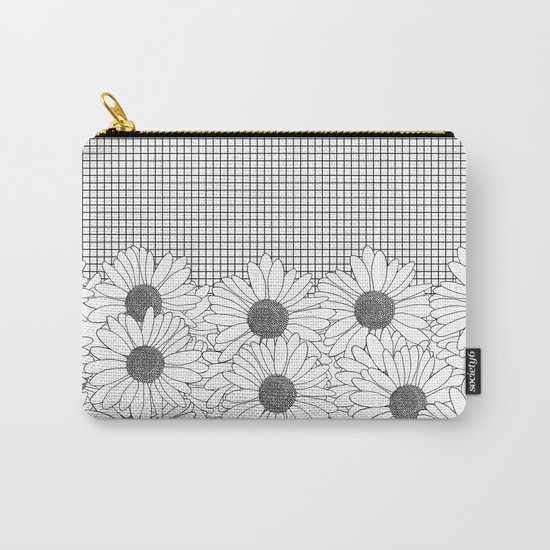 Daisy Grid Carry-All Pouch