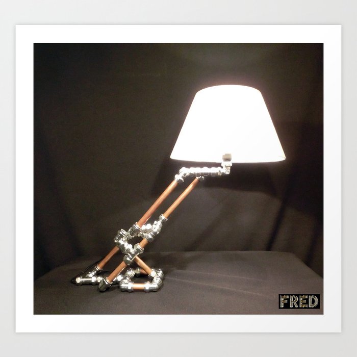 Articulated Desk Lamps Copper And Chrome Collection Fredpereirastudios Page 05 Art Print By Fredpereira