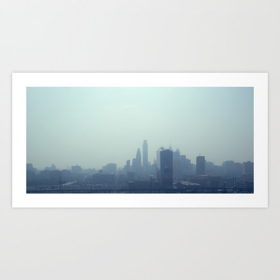 Philly Fog Art Print