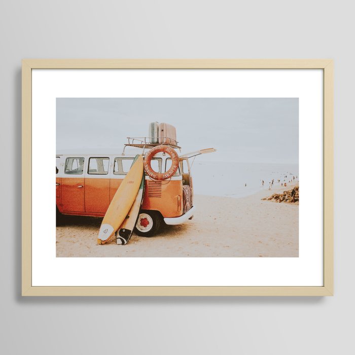 lets surf viii Framed Art Print