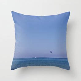 Paradise beach Throw Pillow