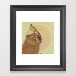 capybara | capivara Framed Art Print