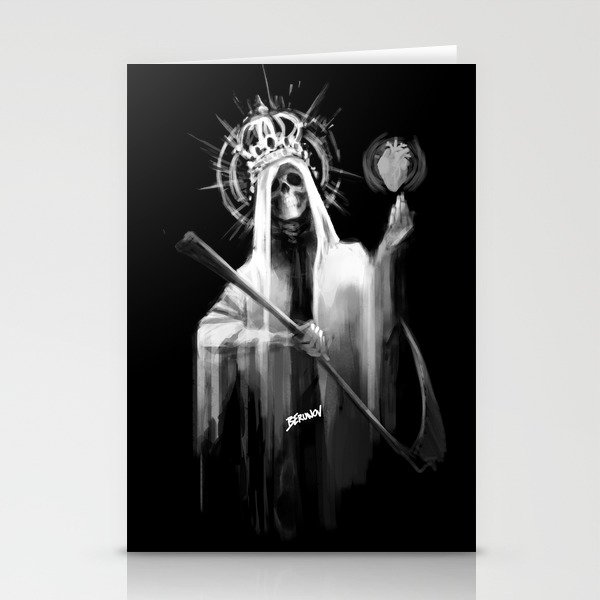 Santa Muerte Stationery Cards By Berunov Society6
