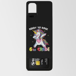 Ready To Rock 6th Grade Dabbing Unicorn Android Card Case