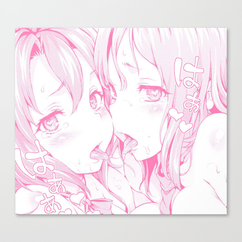 Sexy Anime Aesthetic Naughty Girls Canvas Print By Andrey22007 Society6