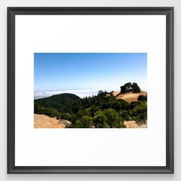 California Roads and Hills Framed Art Print