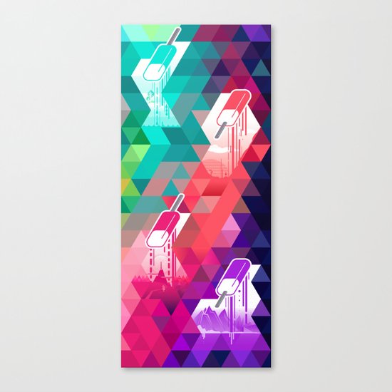 The Year in Popsicles Canvas Print