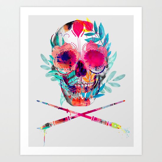 Skull III Art Print