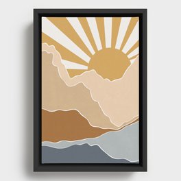 Mountain Framed Canvas