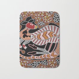 Authentic Aboriginal Art - Kangaroo Dreaming Bath Mat | Dots, Native, Traditional, Murri, Hogarth, Painting, Koorie, Nunga, Aboriginalart, Trending 