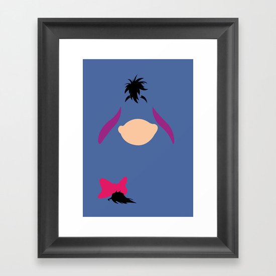 Winnie the Pooh - Eeyore Framed Art Print
