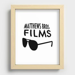 Matthews Bros Films Logo Recessed Framed Print