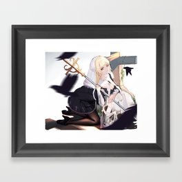 B-Sister Kawaii Anime Hot & Sexy Nun Framed Art Print