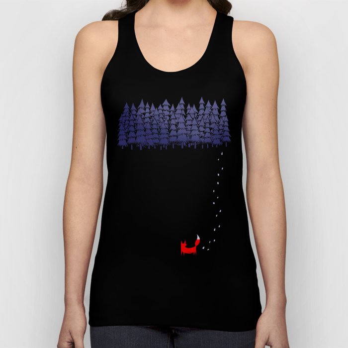 Alone in the forest Tank Top