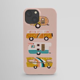 Retro Road Trip – Pink Palette iPhone Case