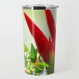 #fresh #Chili #peppers on the #vine for #kitchen #home #decoration Travel Mug