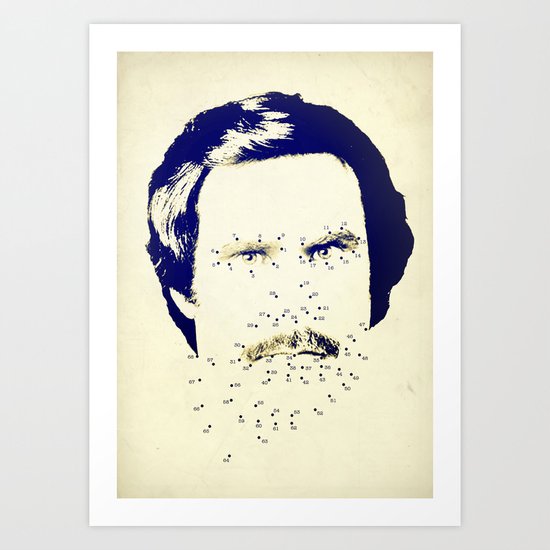 Cult Connections: Burgundy Art Print