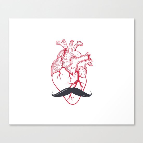 Hipster at heart Canvas Print