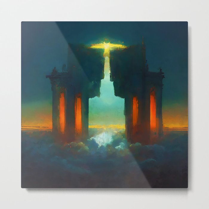 Ascending to the Gates of Heaven Metal Print