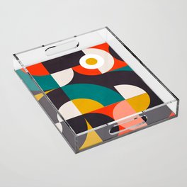 Abstract Art Geometry 32 Acrylic Tray