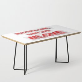 Cute Expression Design "BEAUTIFUL LOVE". Buy Now Coffee Table