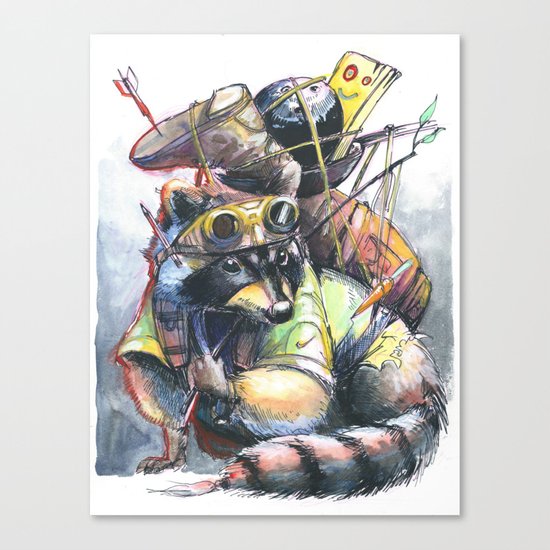 Trash Panda Canvas Print