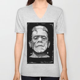 Frankensteins Monster V Neck T Shirt