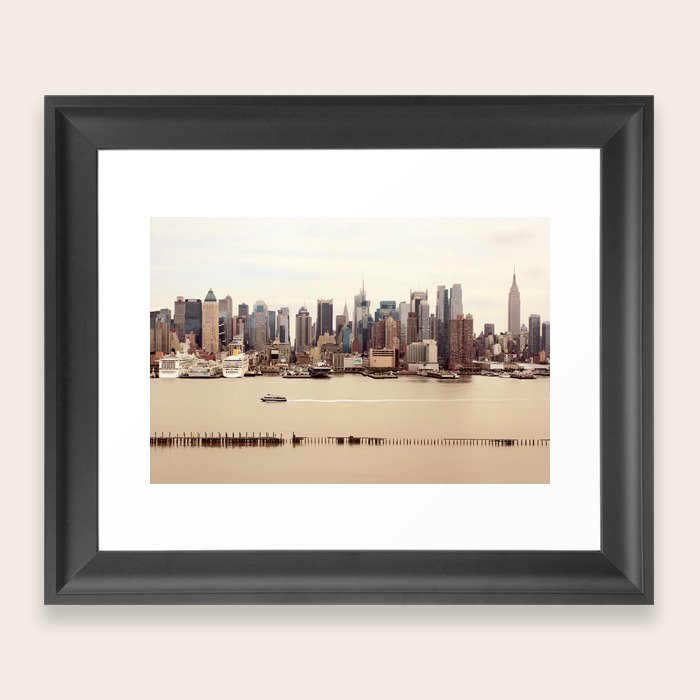 NYC Framed Art Print by Enkel Dika Society6