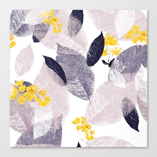 Abstract leaves Canvas Print