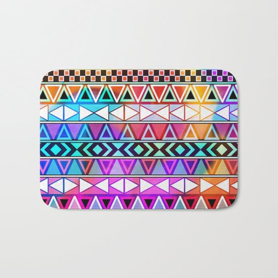Tribal Pattern 08 Bath Mat