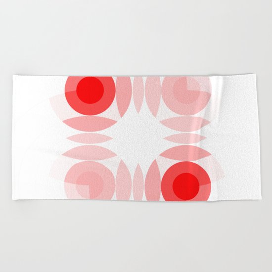 Simply Red Beach Towel
