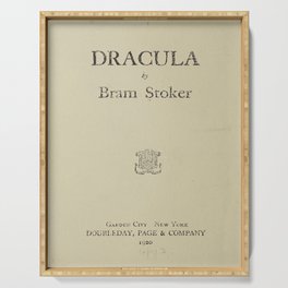 Page - Dracula  Serving Tray