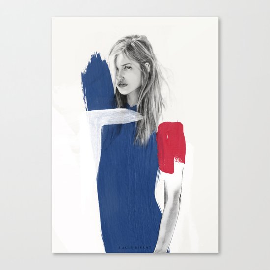 BLUE Canvas Print