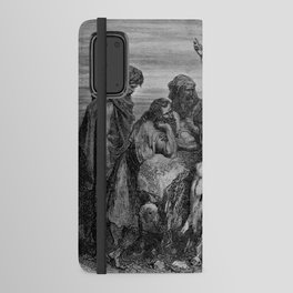 Job and His Friends - Gustave Dore Android Wallet Case