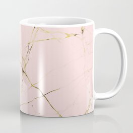 Pink & Gold Marble Coffee Mug