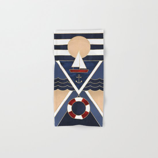 Sailboat Hand & Bath Towel