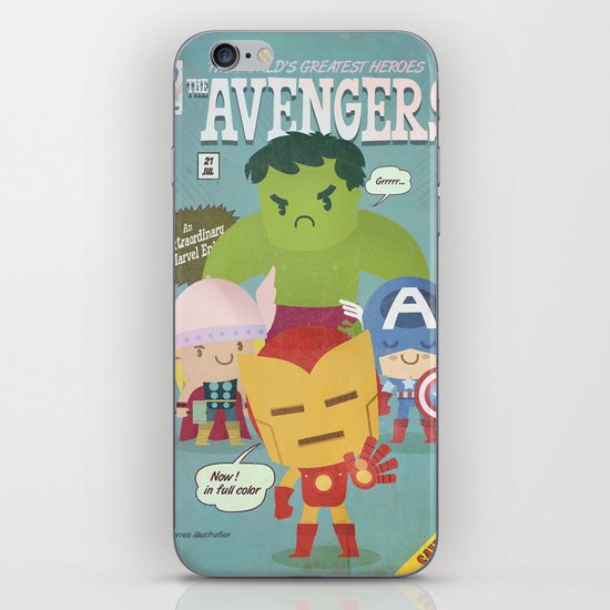 avengers fan art iPhone & iPod Skin