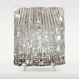 Crystals and Light Shower Curtain