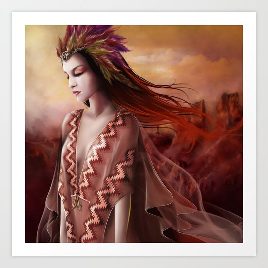Navajo Art Print