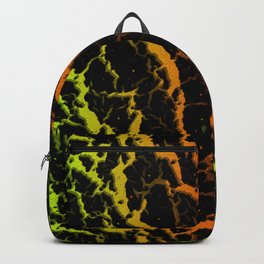 Cracked Space Lava - Lime/Orange Backpack