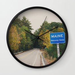 Welcome to Maine ... Wall Clock