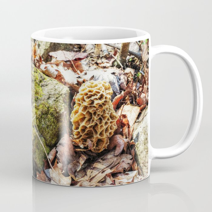 Morel Mushroom in the Wild Coffee Mug