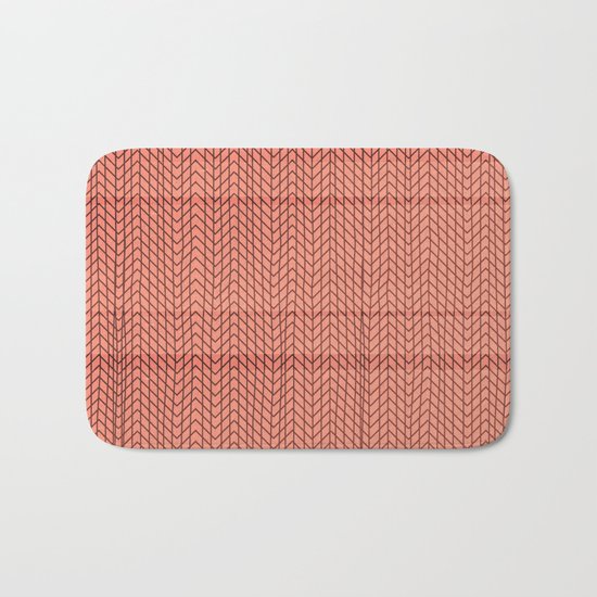 dizzy red Bath Mat