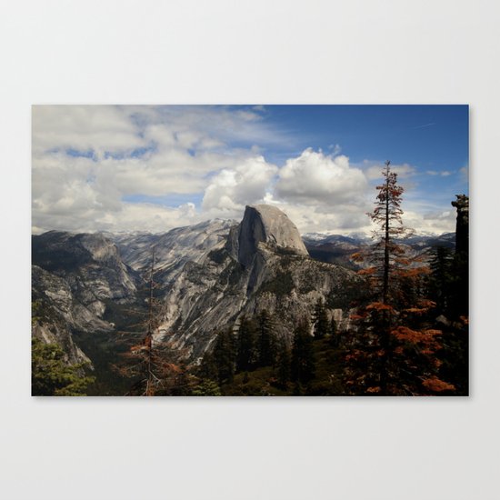 up in the mountains Canvas Print