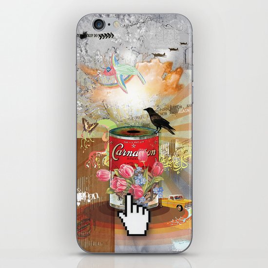 Rainbow Bird iPhone & iPod Skin