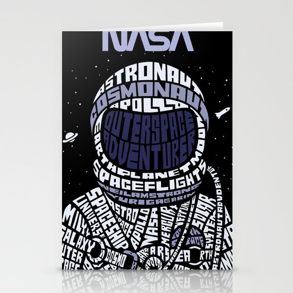 Nasa  Astronaut Stationery Cards