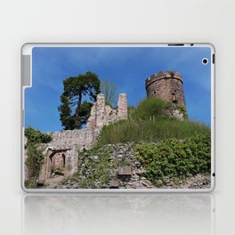 Medieval Castle Ruins on the Hill Alsace France Laptop Skin