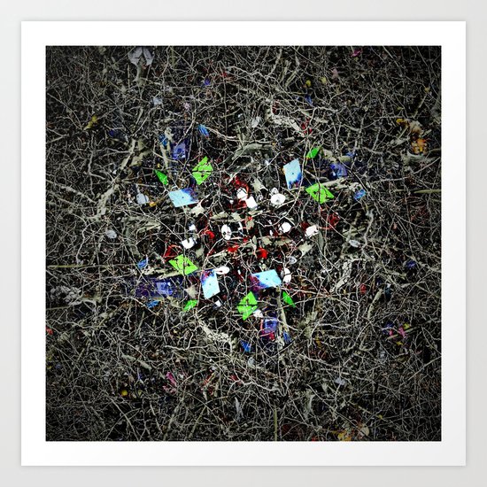 nary entwined subjective traits Art Print