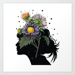 Flower Head Art Prints